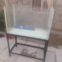 آکواریوم با پایه فلزی