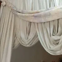 پرده و چوب پرده و تمام اجزاء نسب