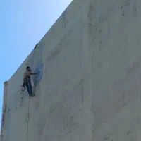 رشت نقاشی بدون داربست رنگ کار امیزی رزین عایق راپل