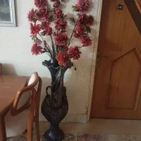 گل با گلدان