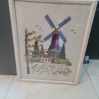قاب گلدوزی شده کاملا نو ،ابعاد۴۵در ۵۶