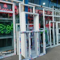 شیشه بری مرجانی  وتولید  درب پنچره سازیUPVC مرجانی