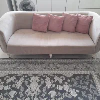 مبل هفت نفره طوسی روشن