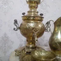 سماور برنز برنزی دکوری