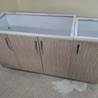 کابینت MDF سالم بدون پوسیدگی همراه با گاز و هود