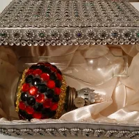 جعبه کادویی تزئینی و چراغ گردسوز تزئینی