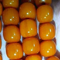 تسبیح سندلوس کهربایی اصل آلمان