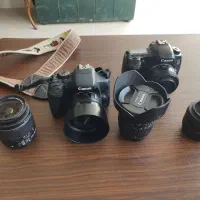 دوربین و لنز کنون 60D 750D 50mm 18-55 19-35