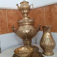سرویس سماوربرنجی برنز طرح روس
