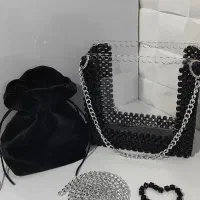 کیف پلکسی مرواریدی