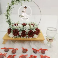 تزیین حنا و دسته گل عروس