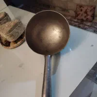 ملاقه بزرگ ابگردون کتری بزرگ ظرف بزرگ روغن