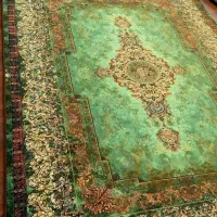 جذاب ترین فرش سبز زمردی ایران   ۶و۹و۱۲ متری