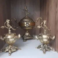 شکلات خوری و دو عدد قندان