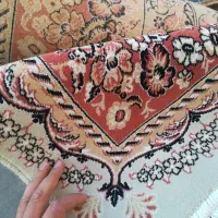 فرش ۱۲ متری ماشینی کرم در حد نو