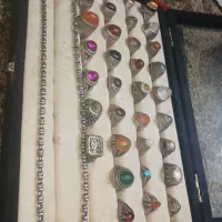 انگشتر های کلکسیونی زنجیر نقره