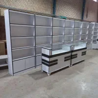 ساخت انواع قفسه و ویترین