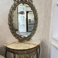 آیینه شمعدان برنز