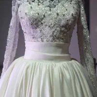 طراحی و دوخت لبلس مجلسی شب عروس