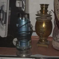 هاونگ برنجی قدیمی سماور