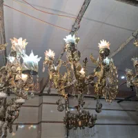 برنز|لوستر و چراغ آویز|زنجان, |دیوار