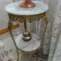 میز  برنز اصل قدیمی با ۵کیلو برنز خالص کیلویی۱۶۰۰