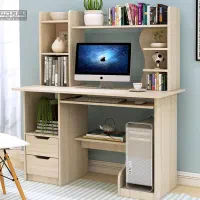 میز تحریر کامپیوتر کتابخانه دار دکو چوب