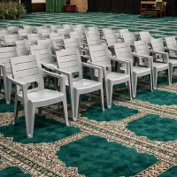 میز و صندلی پلاستیکی مراسم مسجد ۳/ تهران نواب