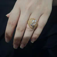 انگشتر طلا فوق العاده زیبا