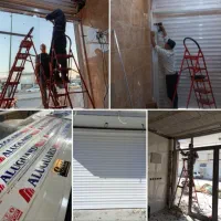 نصب وتعمیر درب کرکره ونصب شیشه سکوریت وجوشکاری