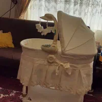 گهواره موزیکال چرخشی چراغ دار