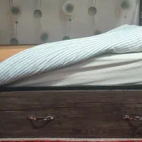 تخت دو طبقه فلزی MDF