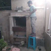 بنای تخریب وبازسازی ساختمان لکه گری گچ