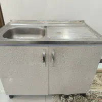 سینک ظرفشویی به همراه کابینت