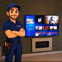 نصاب نصب گیرنده تلویزیون
