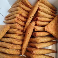 سمبوسه آبادان سیب زمینی پیتزایی هندی خام سرخ شده