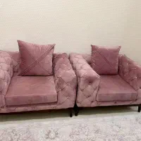 دو عدد مبل تکنفره چستر شیک،بسیار تمیز و سالم