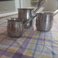 شیرجوش  استیل درسه سایز فقط باهم فروخته میشه