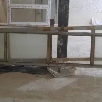 پنجره آهنی آبگرمکن زمینی تیرآهن