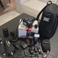 ست عکاسی Canon 6D + لنزها و تجهیزات جانبی