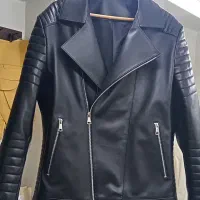 حراج کاپشن چرم طبیعی تک سایز