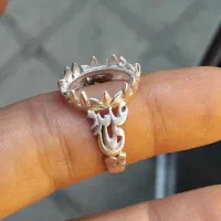 انگشتر نقره طرح یا علی مدد