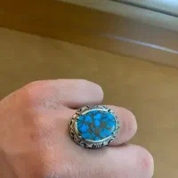 انگشتر نقره ،فیروزه