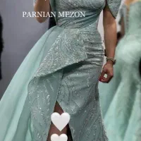 لباس ترکی دست دوزی مهره کار شده