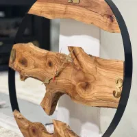 ساعت چوبی روستیک