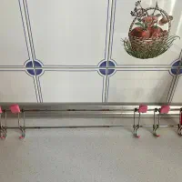آویز لباس دخترانه صورتی رنگ