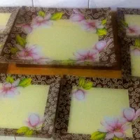 1عدد سینی با6عدد میوه خوری و