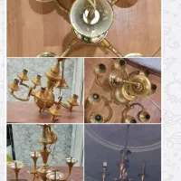 لوستر  آب کاری طلا