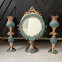 آینه و شمعدان فیروزه کوب
