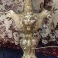 قلیان برنجی طرح رخ شیر